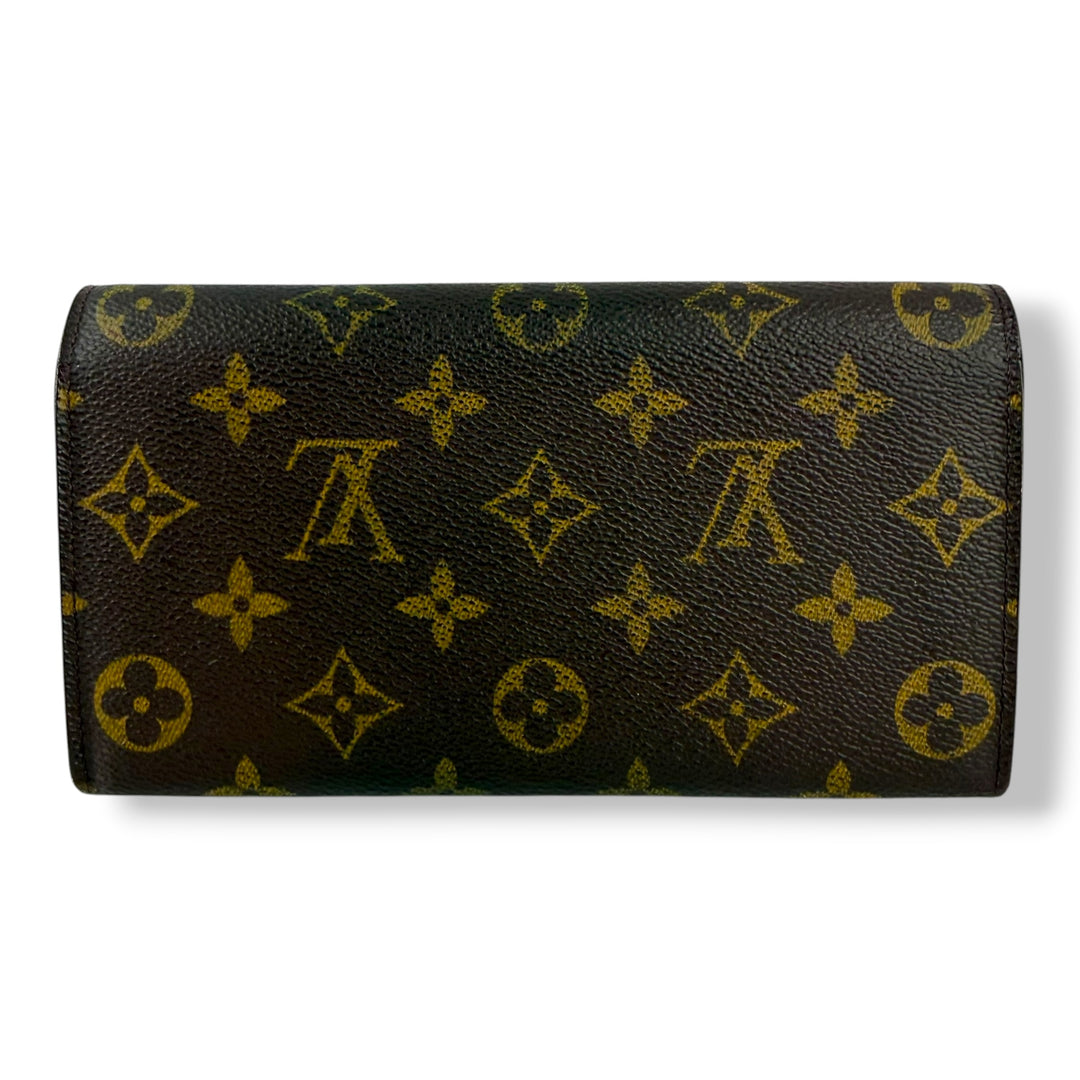 Louis Vuitton Sarah Brown Monogram Femme Wallet