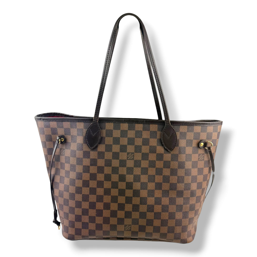 Louis Vuitton Brown Damier Neverfull MM Handbag