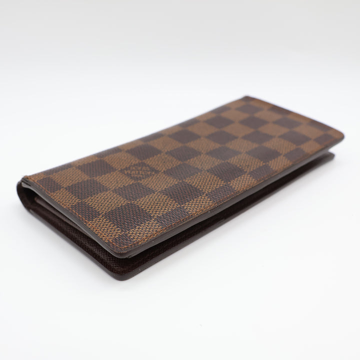 Louis Vuitton Brazza Long Bifold Brown Damier Wallet