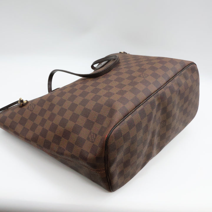 Louis Vuitton Brown Damier Neverfull MM Handbag