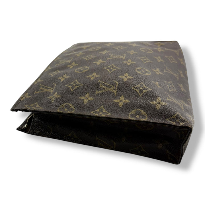 Louis Vuitton Vintage Brown Monogram Toiletry Pouch 26 Bag