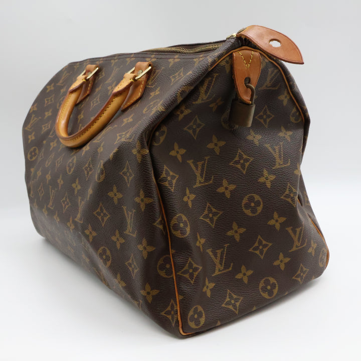 Louis Vuitton Brown Monogram Speedy 40 Handbag
