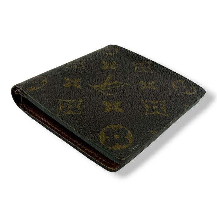 Louis Vuitton Vintage Bifold Brown Monogram Wallet 7762