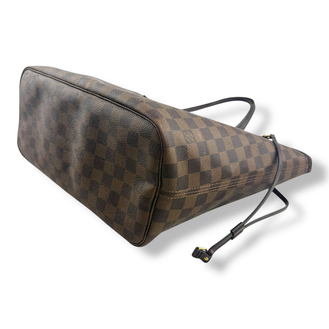 Louis Vuitton Brown Damier Neverfull MM Handbag