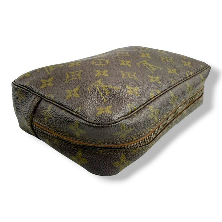 Louis Vuitton Toiletry Wash Bag Brown Monogram Toiletry Pouch