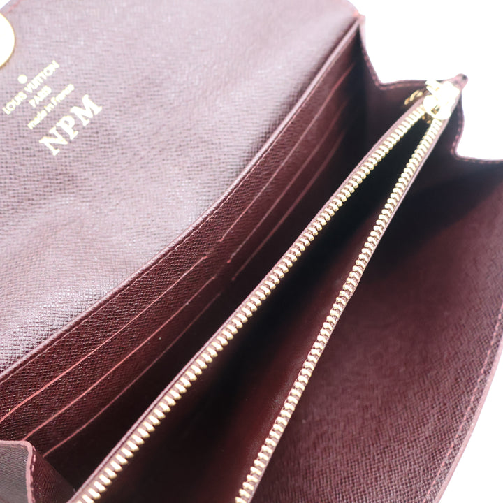 Louis Vuitton Sarah Pink Lin Femme Wallet
