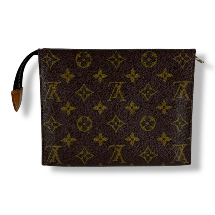 Louis Vuitton Vintage Brown Monogram Toiletry Pouch 19 Bag