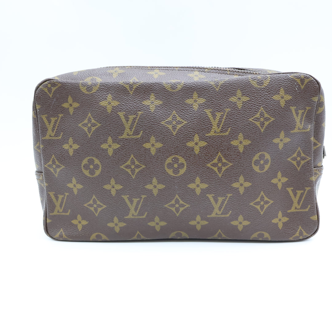 Louis Vuitton True Trousse 28 Brown Monogram Toiletry Pouch