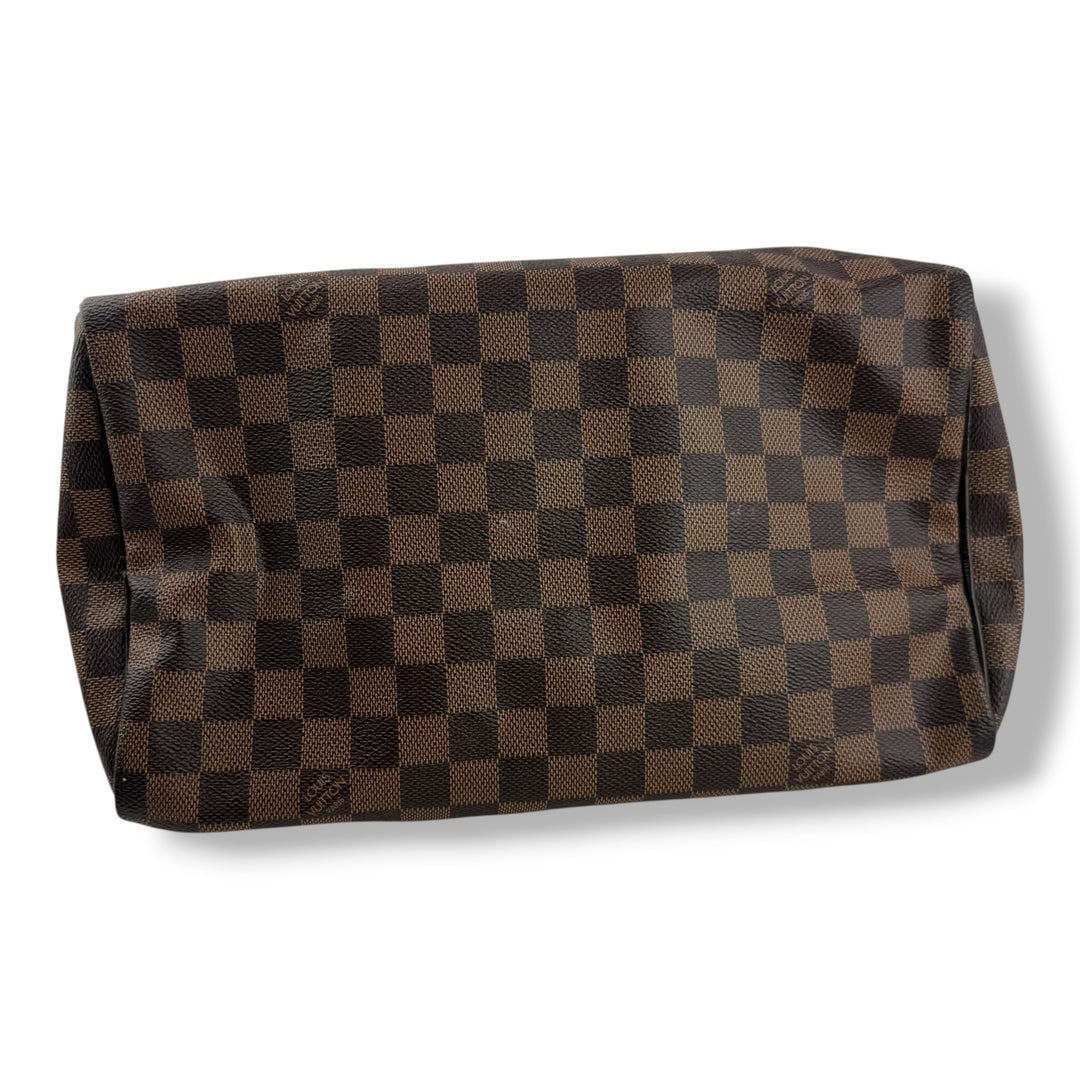 Louis Vuitton Speedy 30 Brown Damier Ebene Handbag