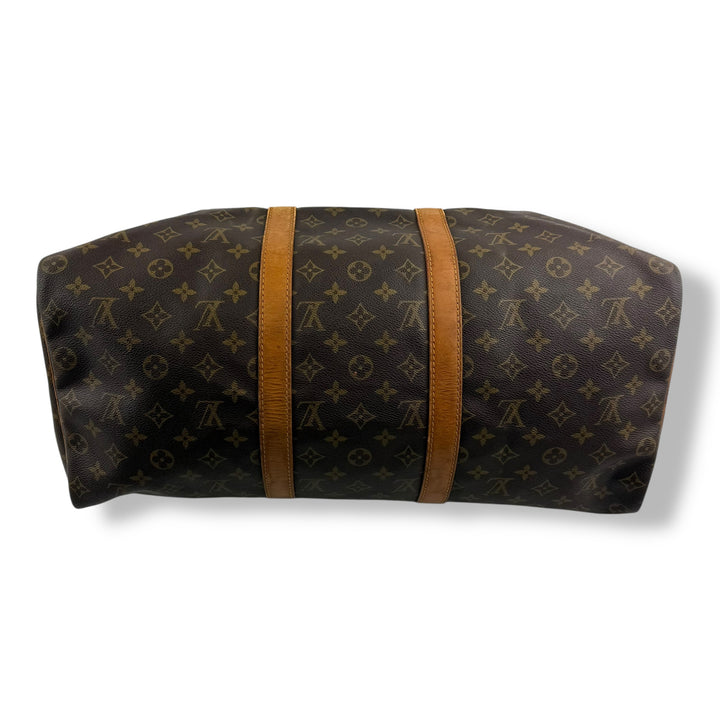 Louis Vuitton Vintage Brown Monogram 50 Keepall Duffle Bag