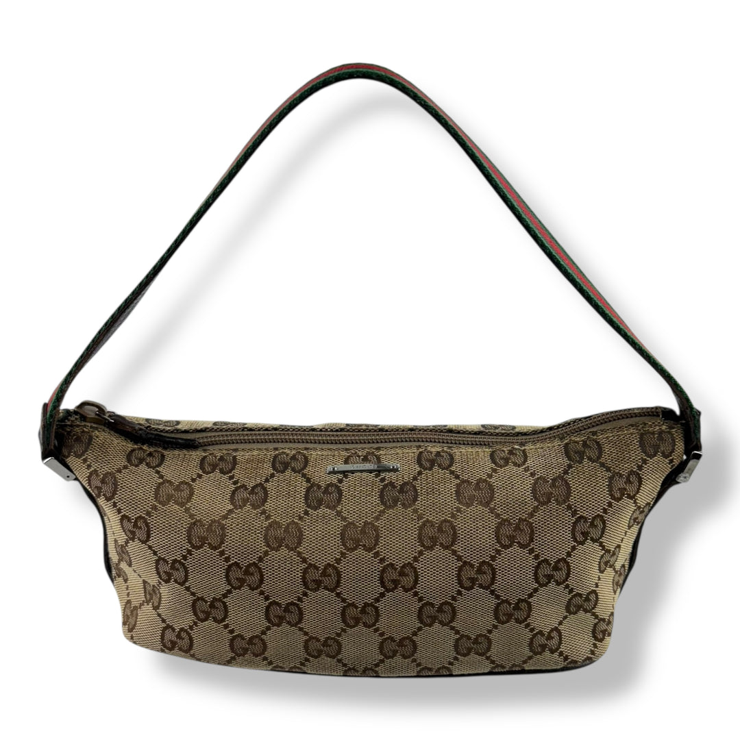 Gucci GG Beige Boat Mini Pochette Handbag