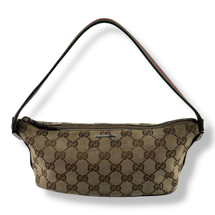 Gucci GG Beige Boat Mini Pochette Handbag