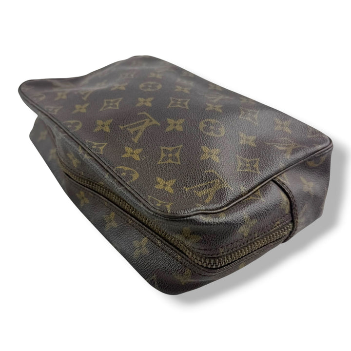 Louis Vuitton True Trousse 28 Brown Monogram Toiletry Pouch