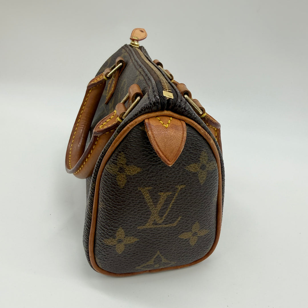 Louis Vuitton Nano Speedy Brown Monogram Handbag