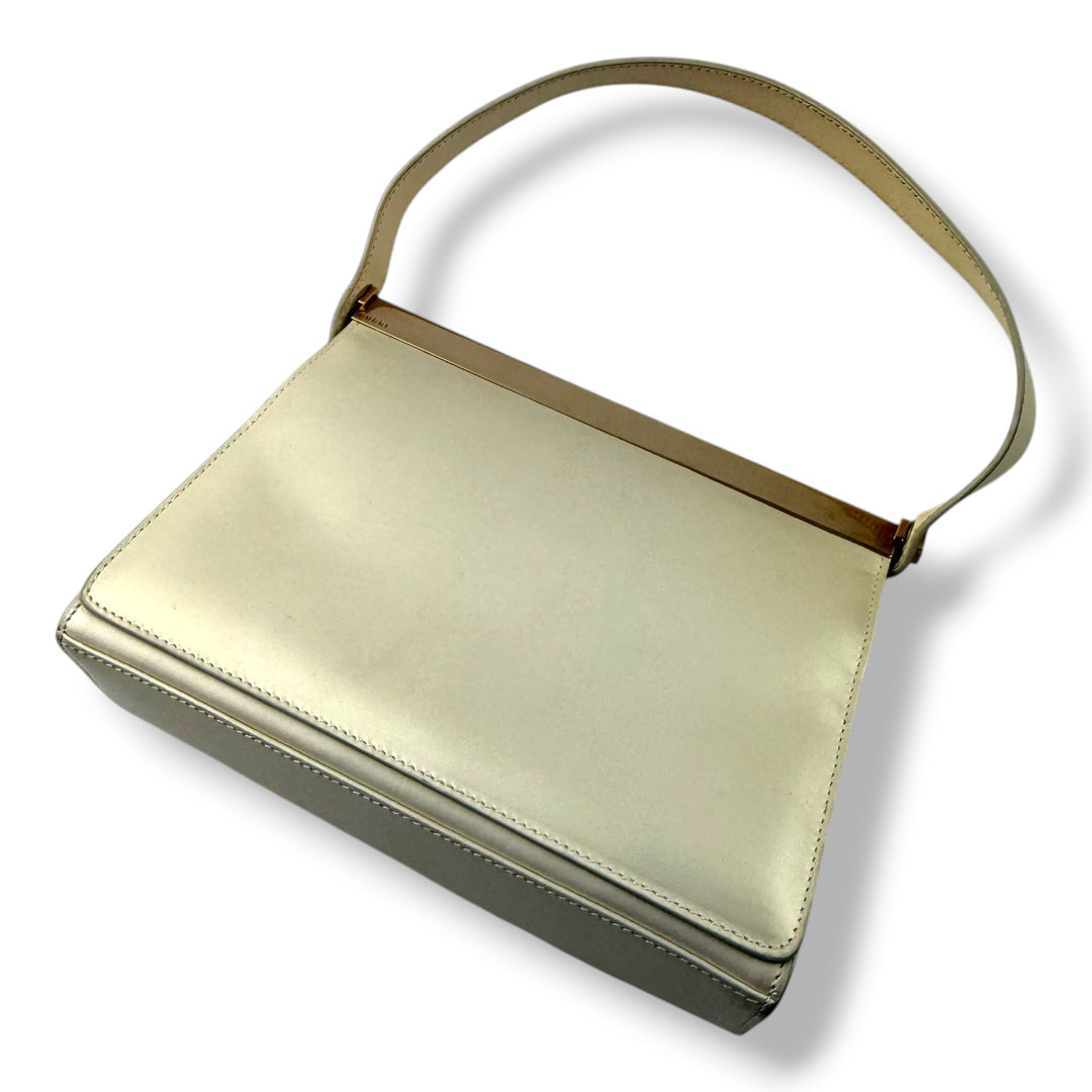 Gucci GG White Shoulder Handbag