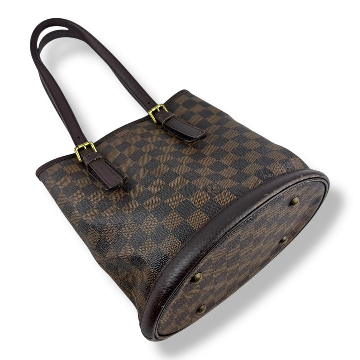 Louis Vuitton PM Bucket Tote Brown Damier Handbag