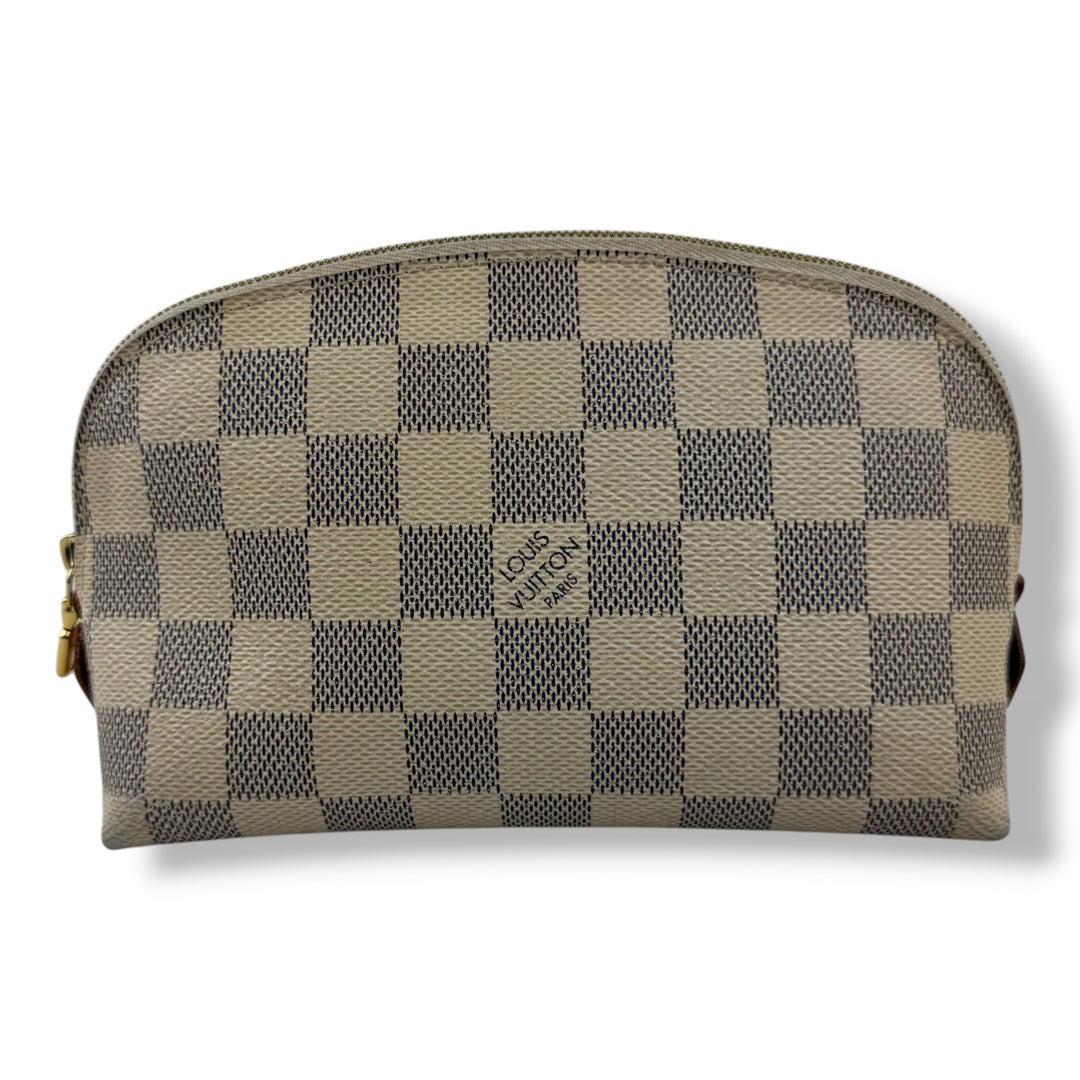 Louis Vuitton Damier Azur Travel Cosmetic PM Pouch