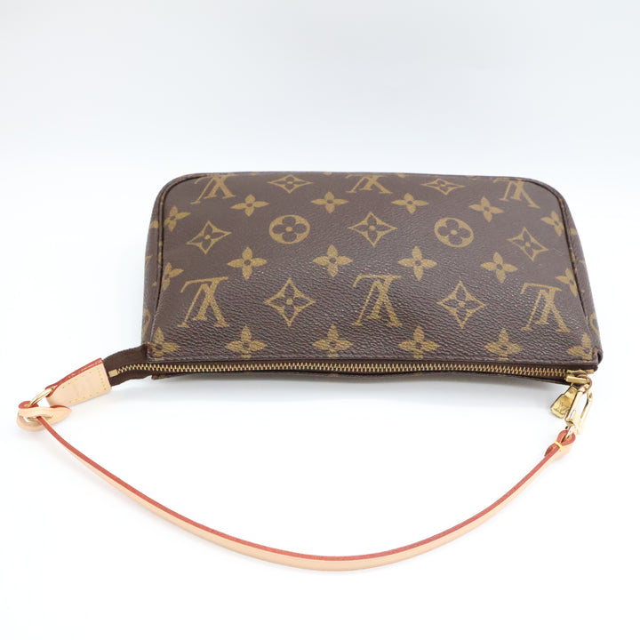 Louis Vuitton Pochette Accessories Brown Monogram Clutch Bag