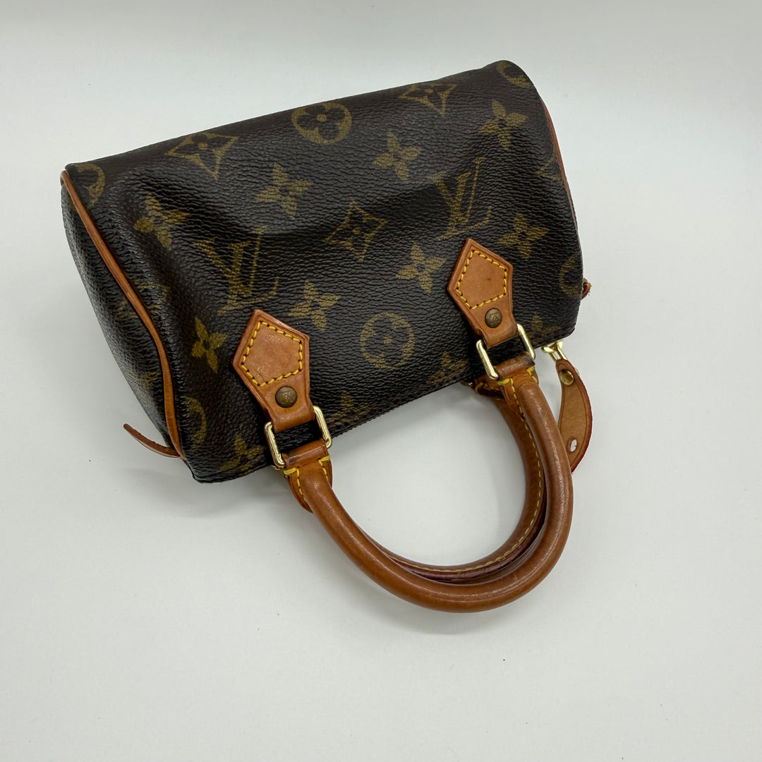 Louis Vuitton Nano Speedy Brown Monogram Handbag