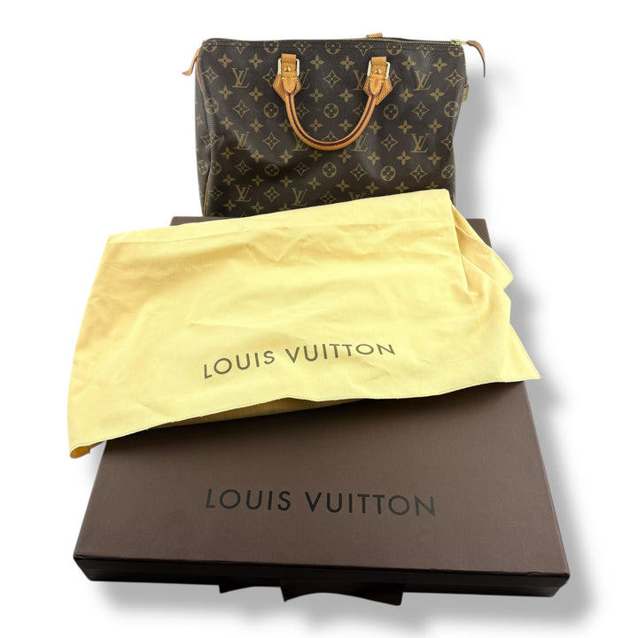 Louis Vuitton Speedy 35 Brown Monogram Handbag