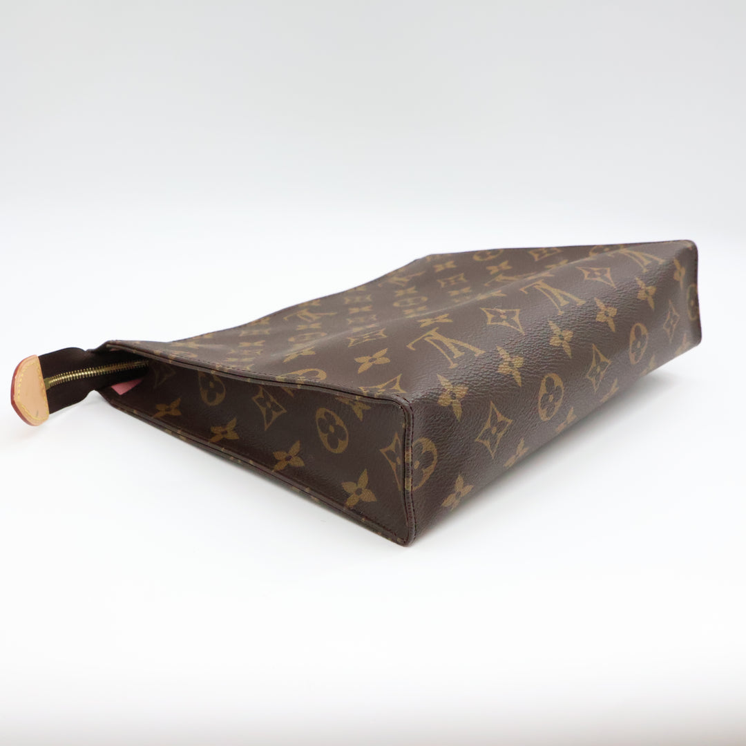 Louis Vuitton Brown Monogram Toiletry Pouch 26 Bag
