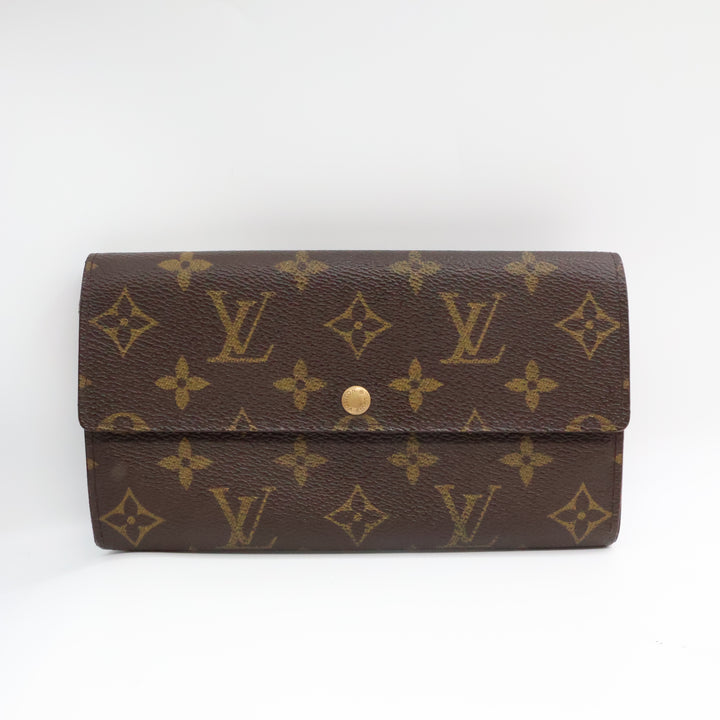 Louis Vuitton Vintage Sarah Brown Monogram Femme Wallet 8593