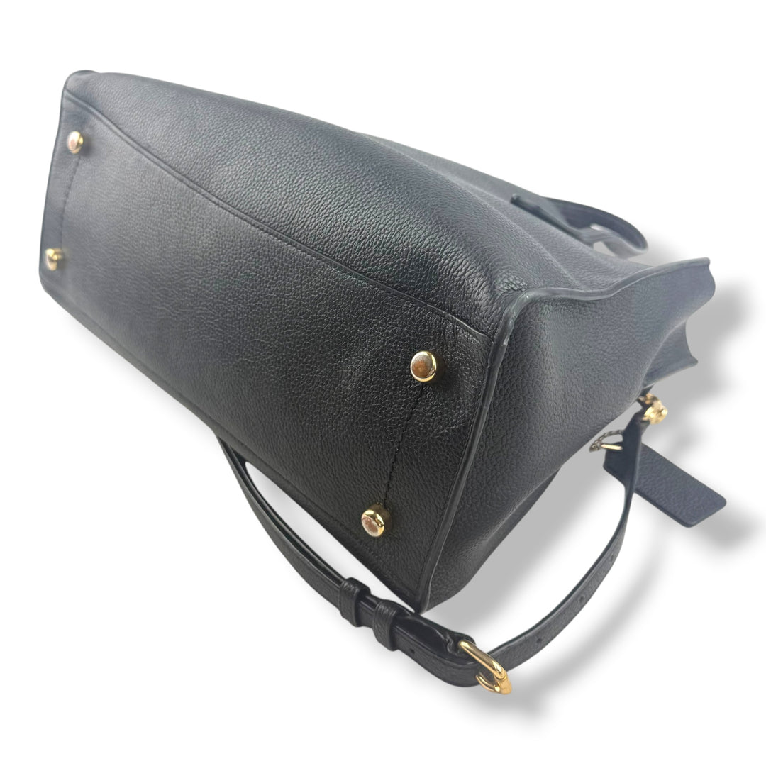 Coach Charlie Black Tote Handbag