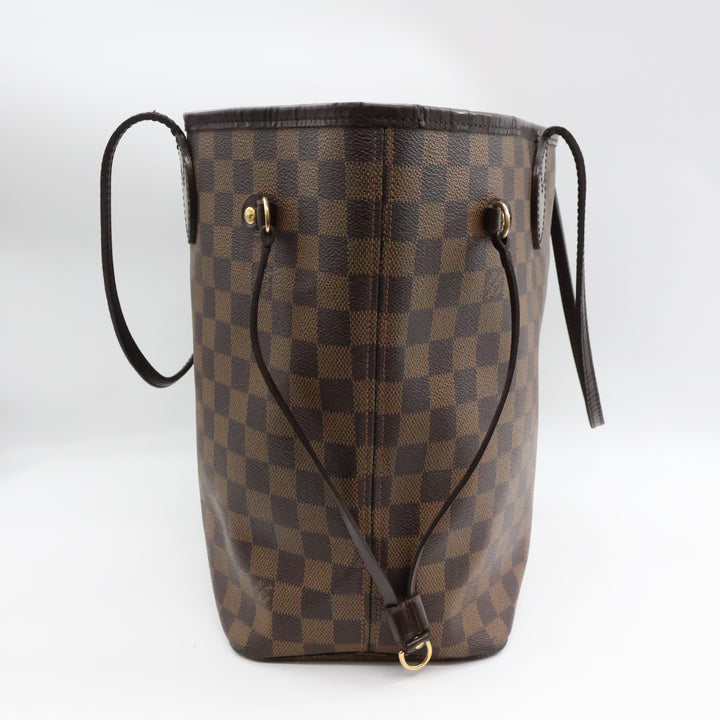 Louis Vuitton Brown Damier Neverfull MM Handbag