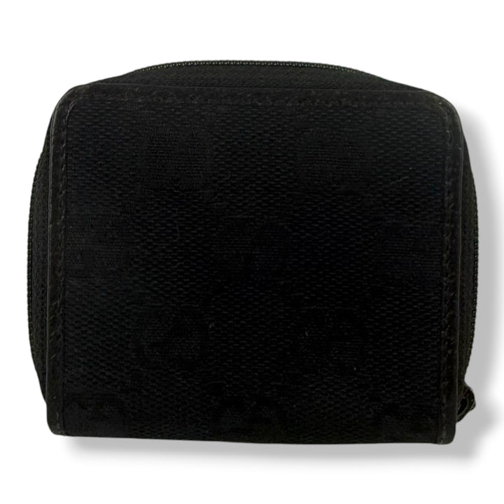 Gucci GG Black Canvas Coin Pouch