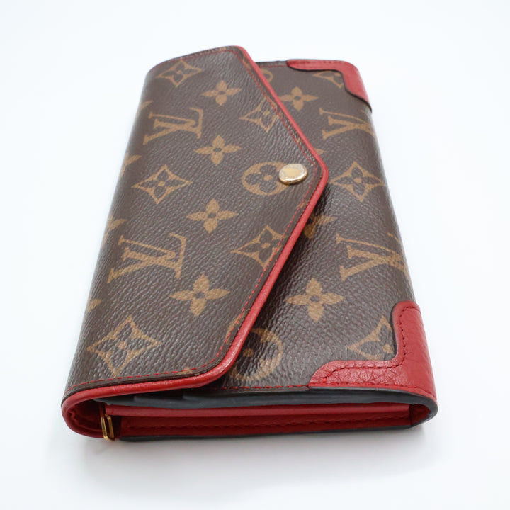 Louis Vuitton Retiro Brown Monogram Femme Wallet