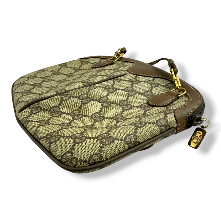 Gucci Vintage Beige Sherry Line Crossbody Handbag