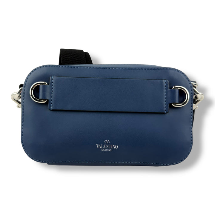 Valentino Garavani Navy VLTN Crossbody Handbag