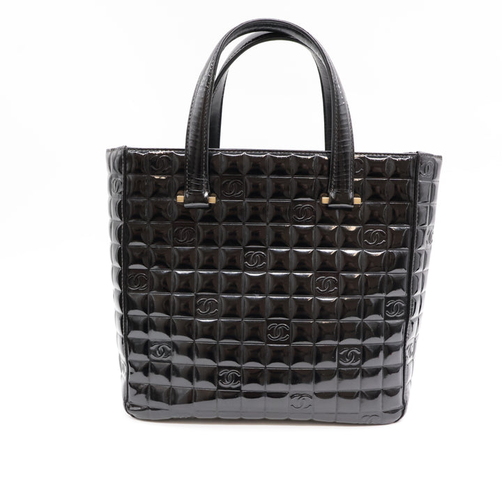 CHANEL Chocolate Bar Tote Bag Matelassé