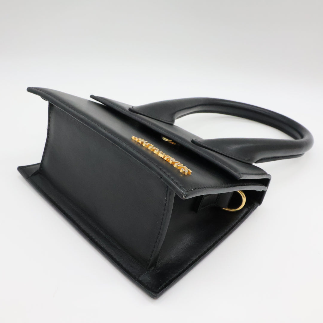 Jacquemus Le Chiquito Medium Black Moyen Crossbody Handbag