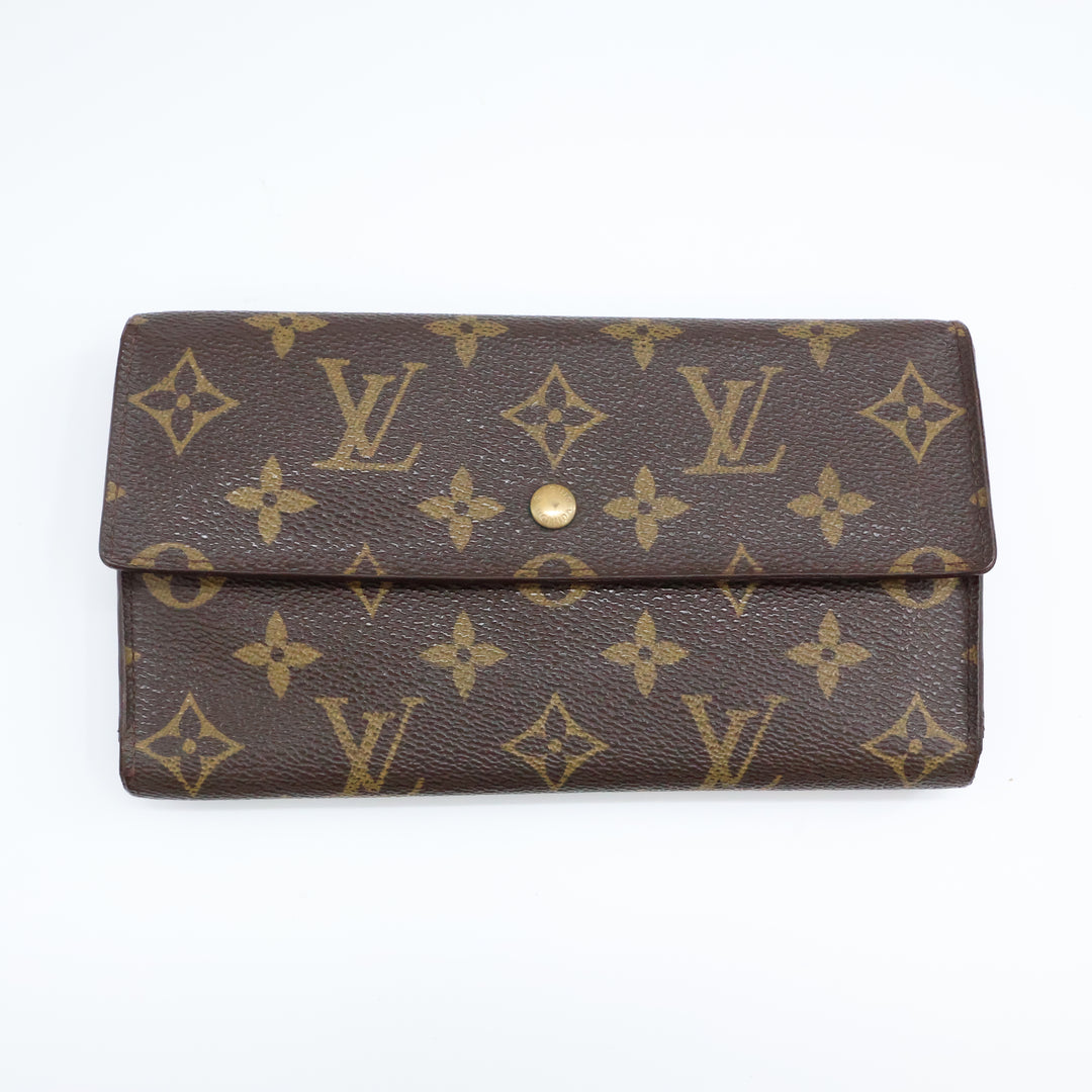 Louis Vuitton Trifold Brown Monogram Femme Wallet