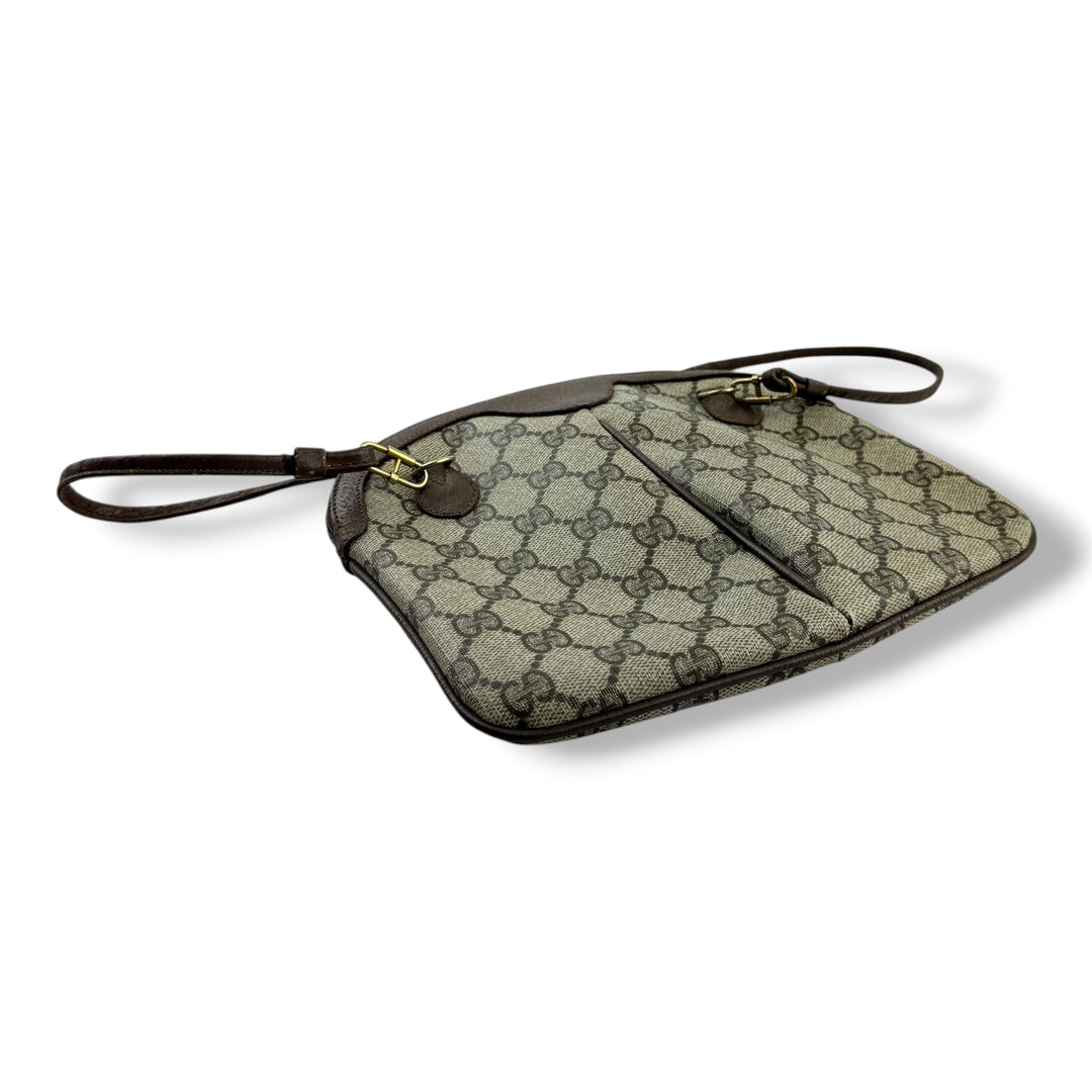 Gucci Vintage Beige Sherry Line Crossbody Handbag
