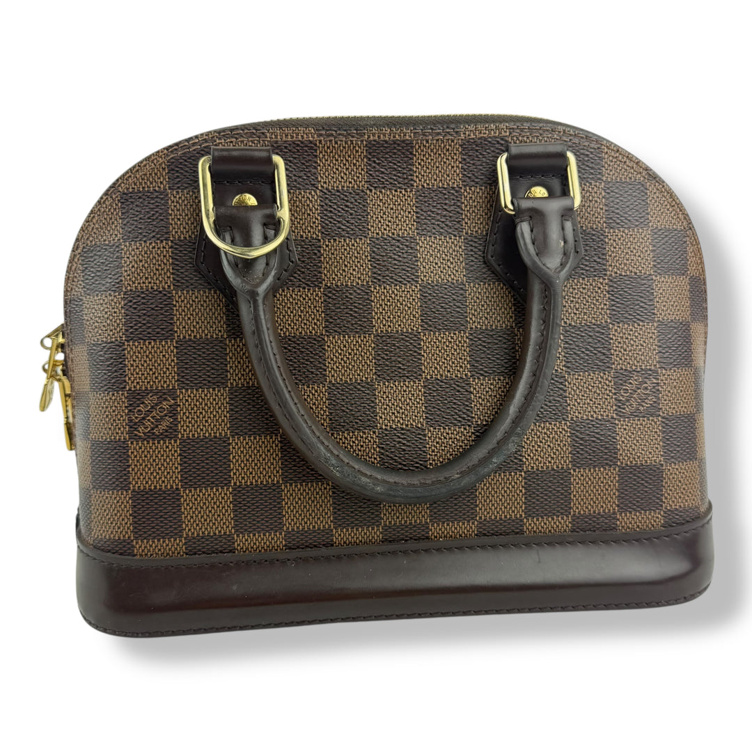 Louis Vuitton Brown Damier Ebene Alma BB Handbag