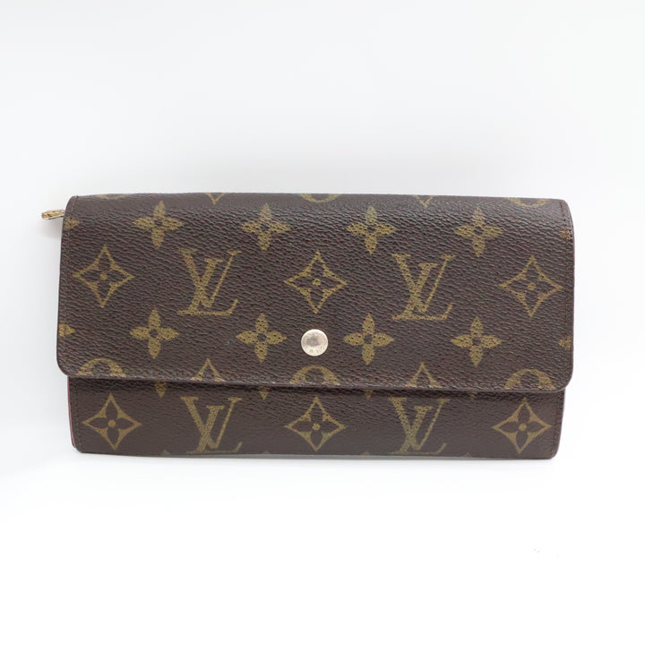 Louis Vuitton Vintage Sarah Brown Monogram Femme Wallet 8592