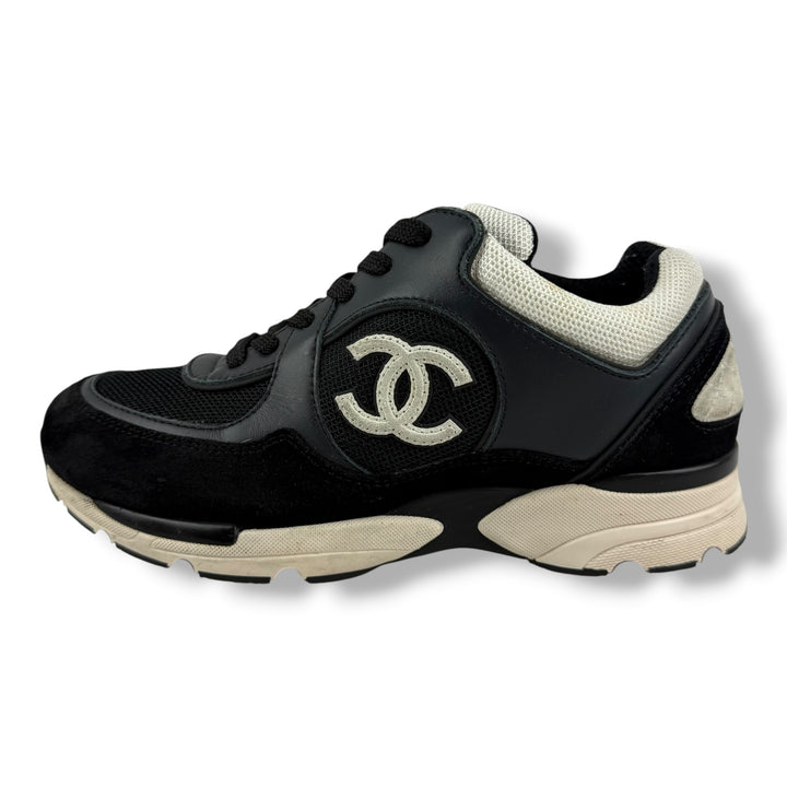 Chanel CC Runner Trainers Black/White UK 3 / EU 36
