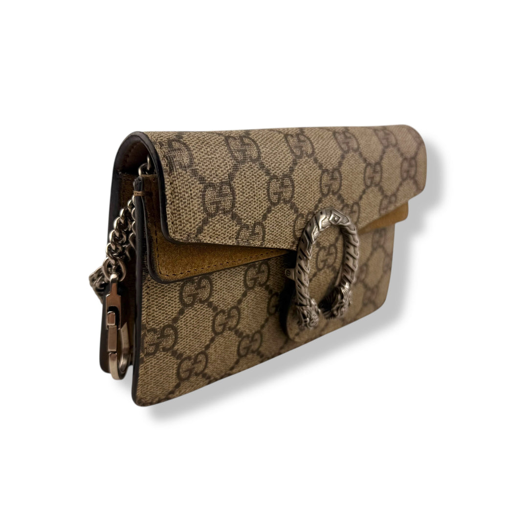Gucci GG Dionysus Beige Super Mini Handbag