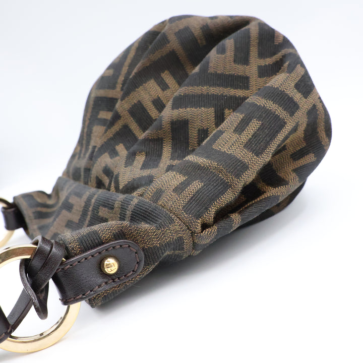 Fendi Zucca Hobo FF Monogram Mini Chef Handbag
