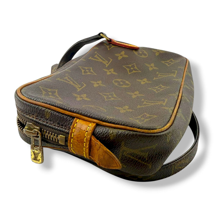 Louis Vuitton Vintage Marly Brown Monogram Messenger Handbag