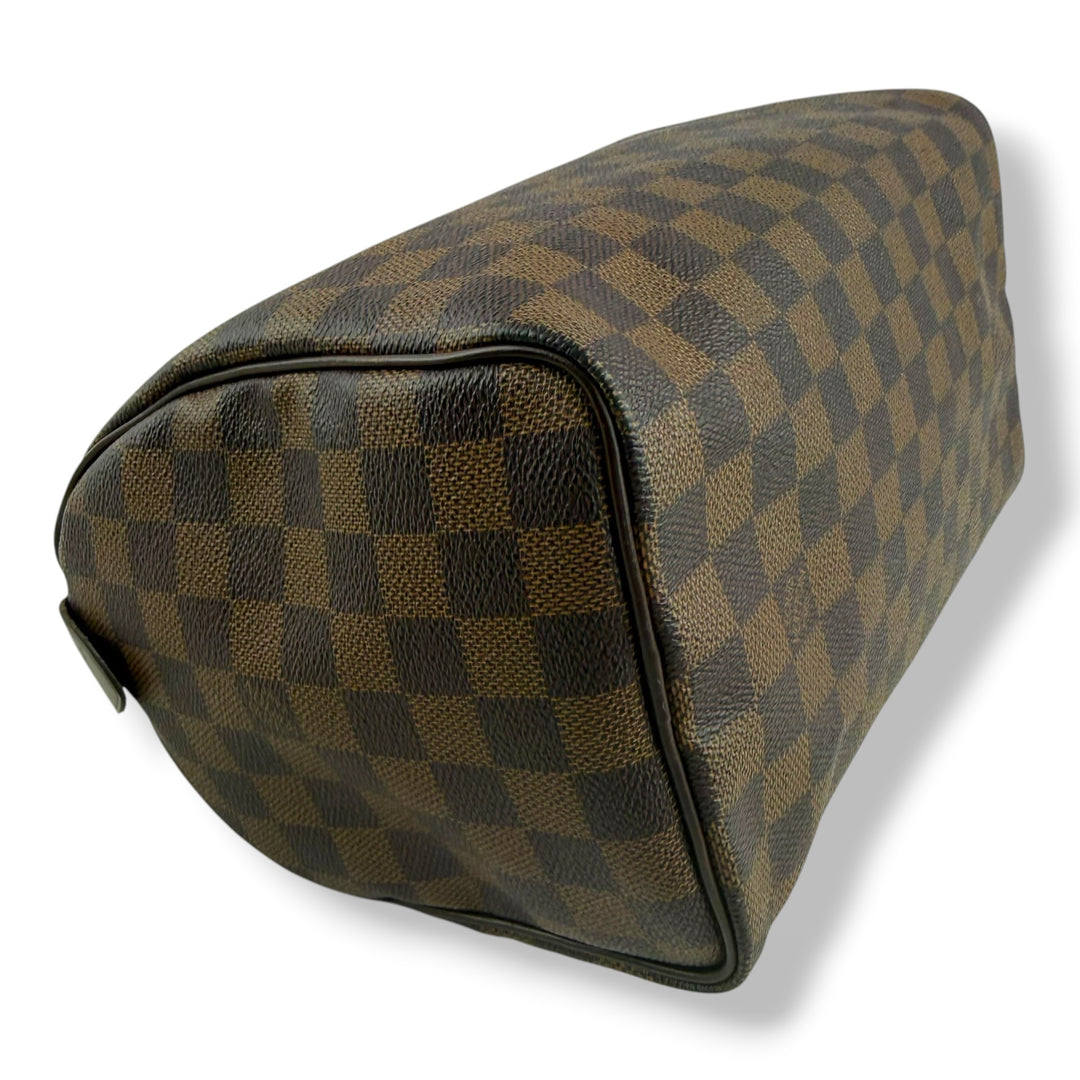 Louis Vuitton Vintage Brown Damier Speedy 25 Handbag