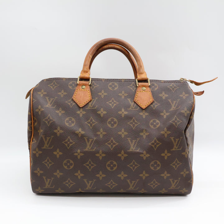 Louis Vuitton Speedy 30 Brown Monogram Handbag