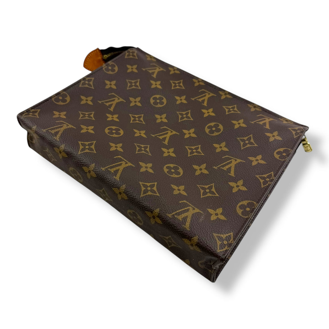 Louis Vuitton Brown Monogram Toiletry Pouch 26 Bag