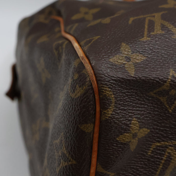 Louis Vuitton Speedy 30 Brown Monogram Handbag