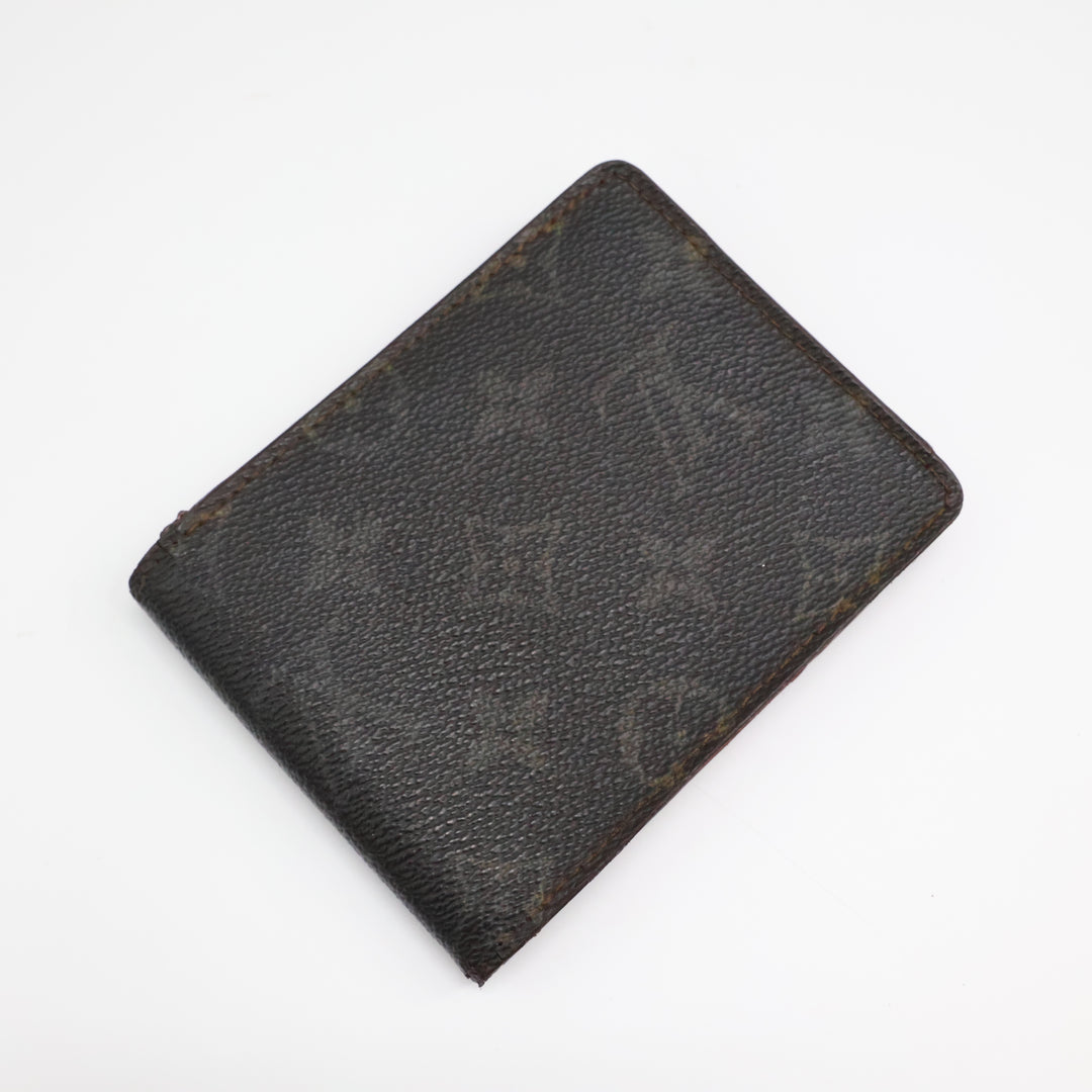 Louis Vuitton Bifold Brown Monogram Wallet Good Condition