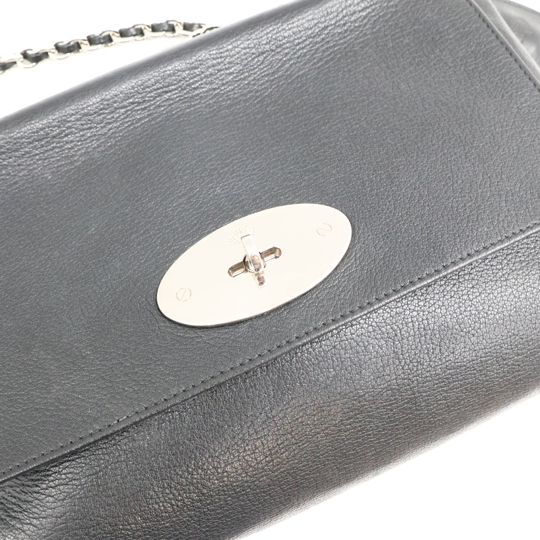 Mulberry Medium Lily Black Leather Handbag