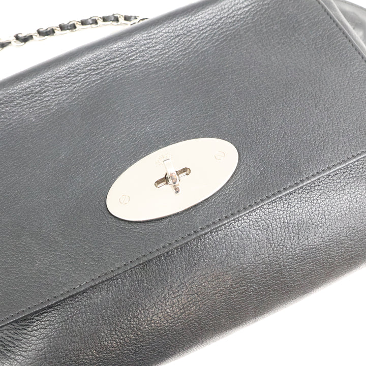 Mulberry Medium Lily Black Leather Handbag