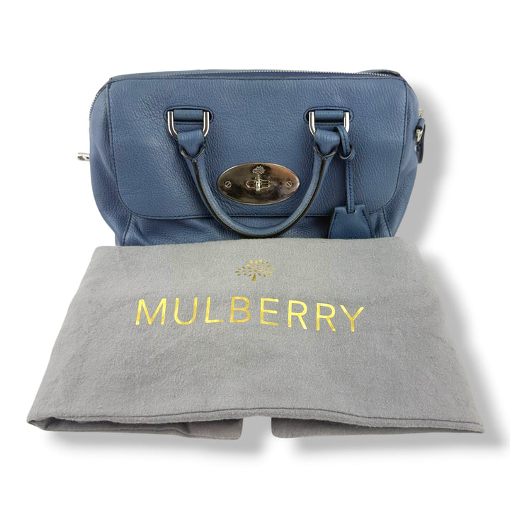Mulberry Del Ray Blue Tote Handbag